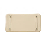 ★最終価格★SALE【5dd5804-g】エルメス ハンドバッグ バーキン30 トリヨンクレマンス クレ シルバー金具 W刻印【中古】レディース