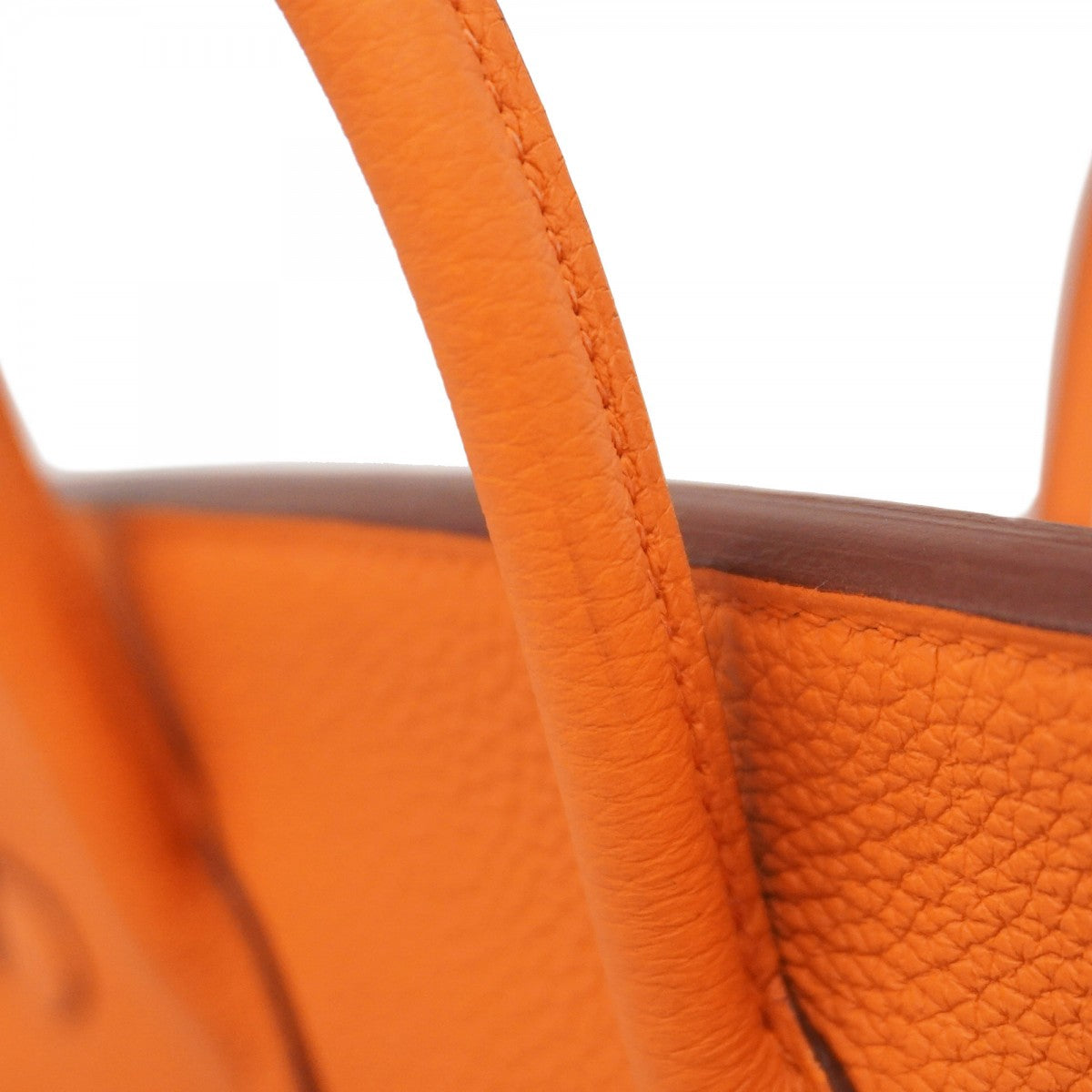 ★最終価格★SALE【5fb1692-e-g】エルメス ハンドバッグ バーキン25 トゴ オレンジ シルバー金具 B刻印【中古】レディース