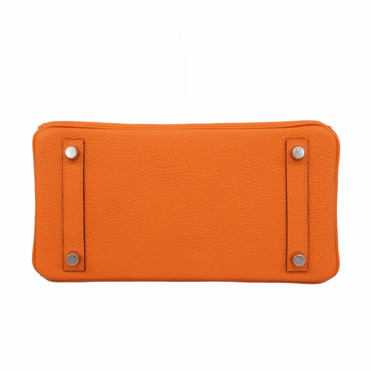 ★最終価格★SALE【5fb1692-e-g】エルメス ハンドバッグ バーキン25 トゴ オレンジ シルバー金具 B刻印【中古】レディース
