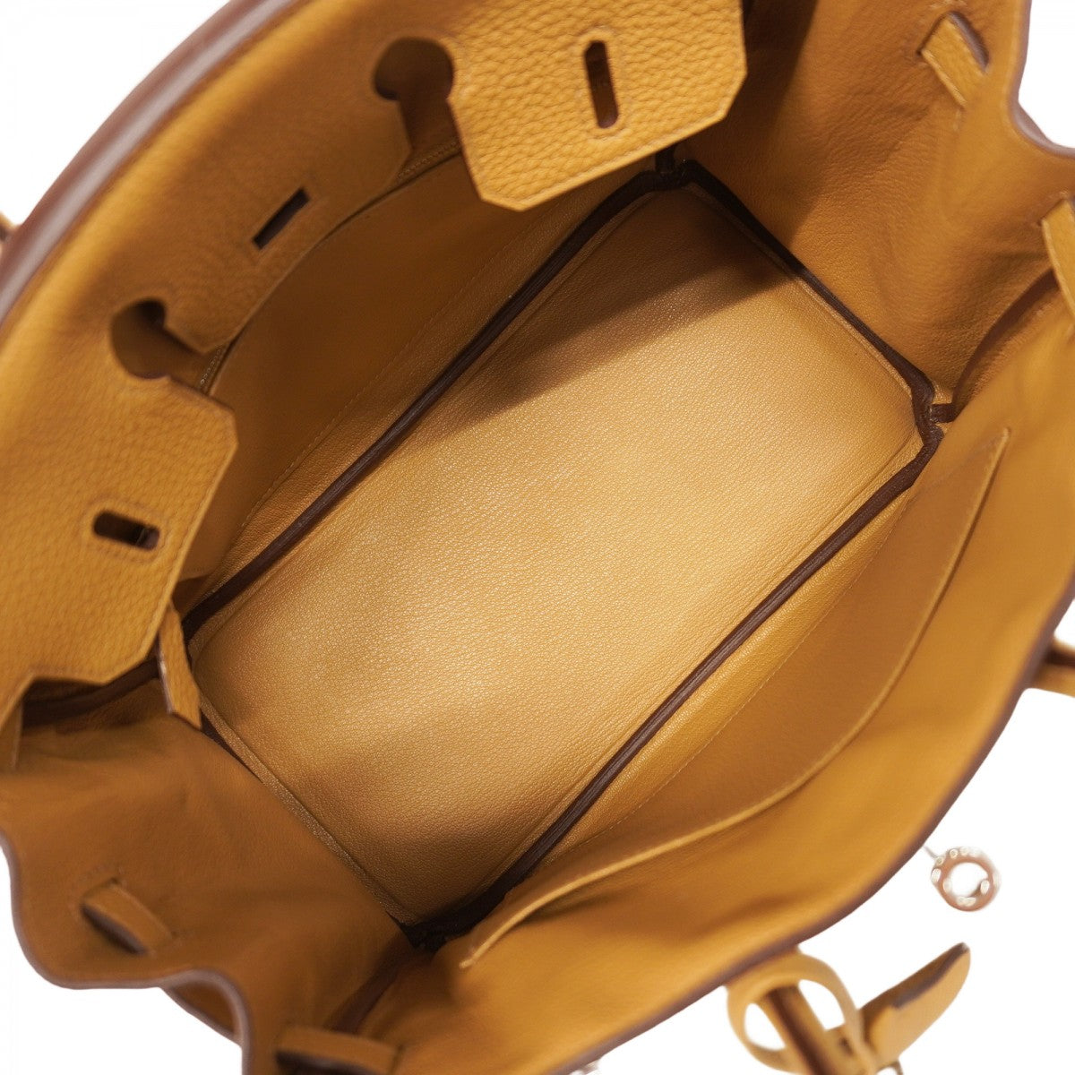 ★SALE【5fc0618-4-g】エルメス ハンドバッグ バーキン25 トゴ ブロンズドレ シルバー金具 Z刻印【中古】レディース