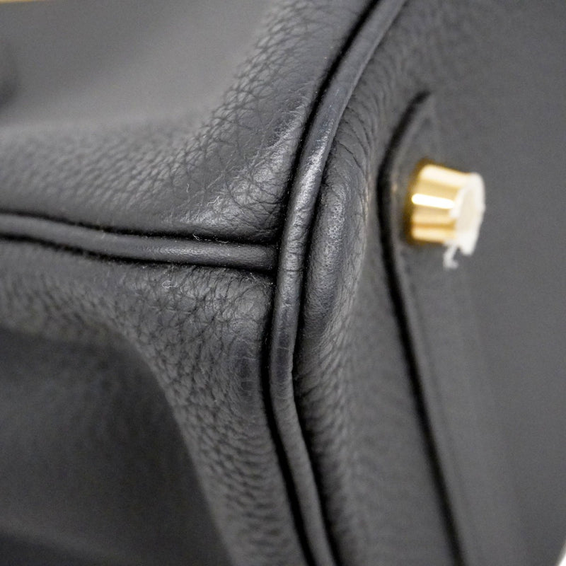 ★在庫処分★最終価格★SALE【5fc4342-g】エルメス ハンドバッグ バーキン30 トゴ ブラック ゴールド金具 Y刻印【中古】レディース