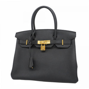 ★SALE【5fc4342-g】エルメス ハンドバッグ バーキン30 トゴ ブラック ゴールド金具 Y刻印【中古】レディース