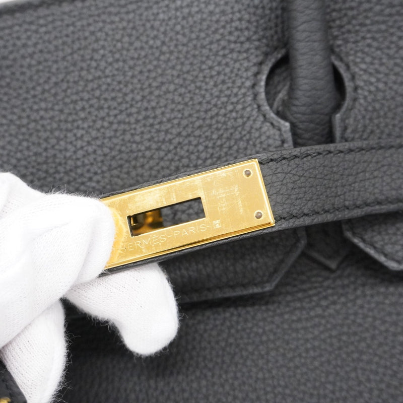 ★在庫処分★最終価格★SALE【5fc4342-g】エルメス ハンドバッグ バーキン30 トゴ ブラック ゴールド金具 Y刻印【中古】レディース