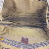 【5gd5328-h】フェンディ ハンドバッグ ズッカ ナイロンキャンバス ブラック ゴールド金具【中古】レディース