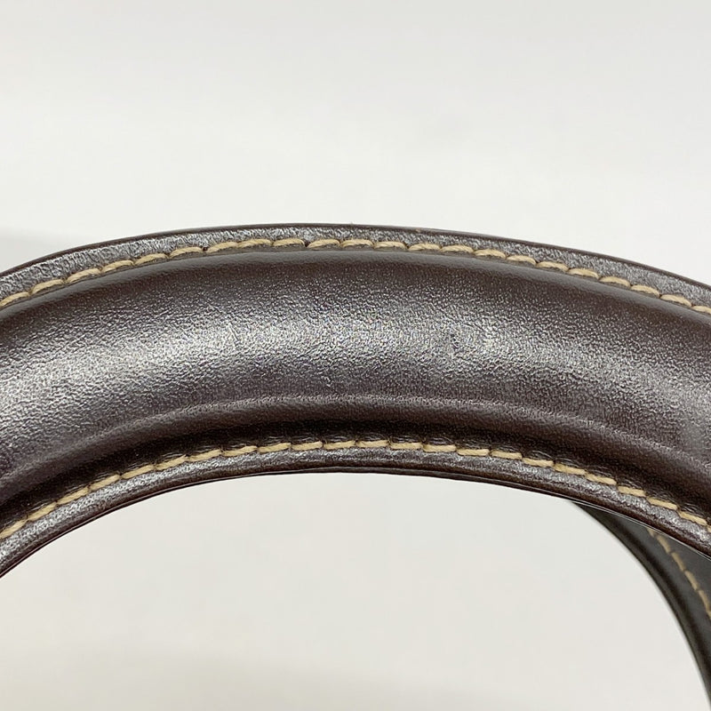【5gd5328-h】フェンディ ハンドバッグ ズッカ ナイロンキャンバス ブラック ゴールド金具【中古】レディース
