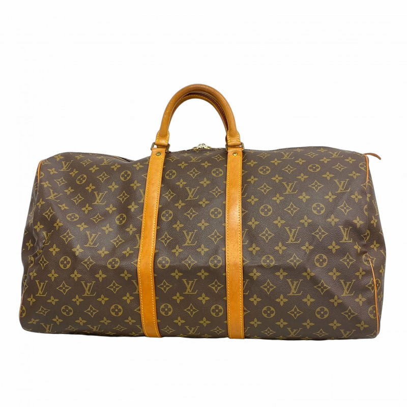 【5gd5330-h】ルイヴィトン ボストンバッグ モノグラム キーポル55 M41424 ブラウン【中古】メンズ レディース ユニセックス