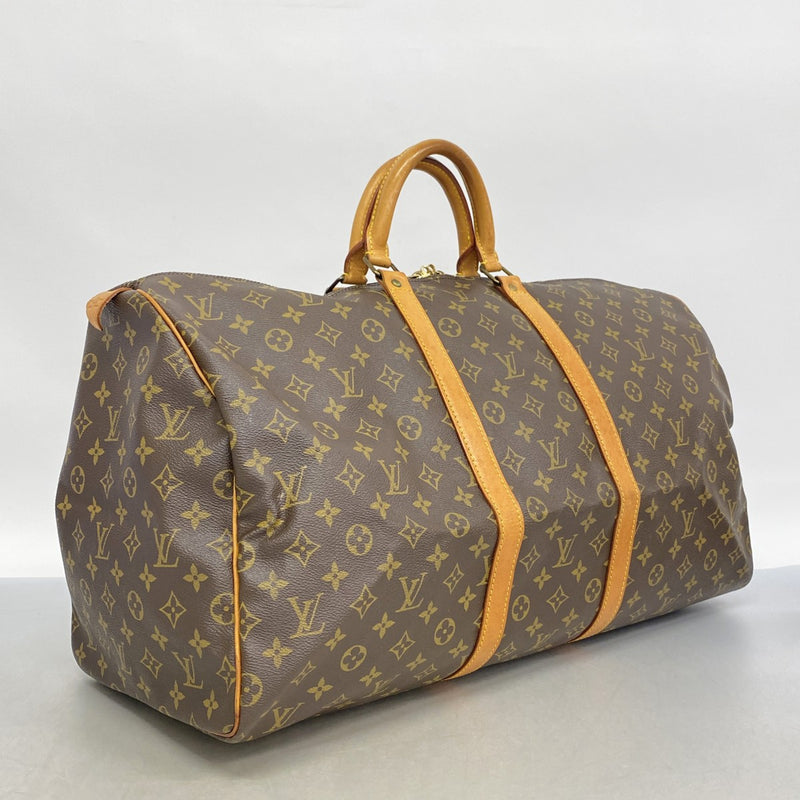 【5gd5330-h】ルイヴィトン ボストンバッグ モノグラム キーポル55 M41424 ブラウン【中古】メンズ レディース ユニセックス