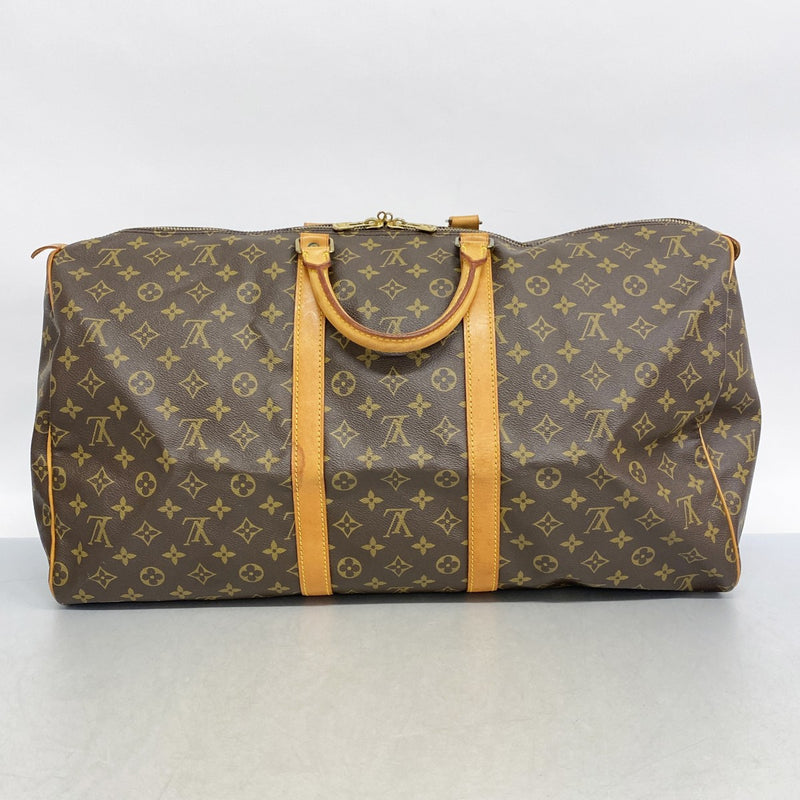 【5gd5330-h】ルイヴィトン ボストンバッグ モノグラム キーポル55 M41424 ブラウン【中古】メンズ レディース ユニセックス