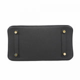 ★SALE【5ga0017-g-h】エルメス ハンドバッグ バーキン25 トゴ ブラック ゴールド金具 D刻印【中古】レディース