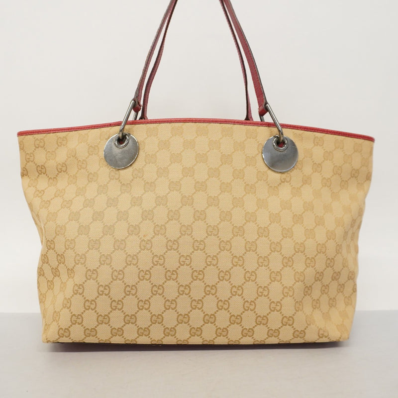 フランシーヌさま、専用　美品　GUCCI チャーム付きベージュ キャンバス グッチGGキャンバス ベージュ/茶 レディース ショルダーバッグ