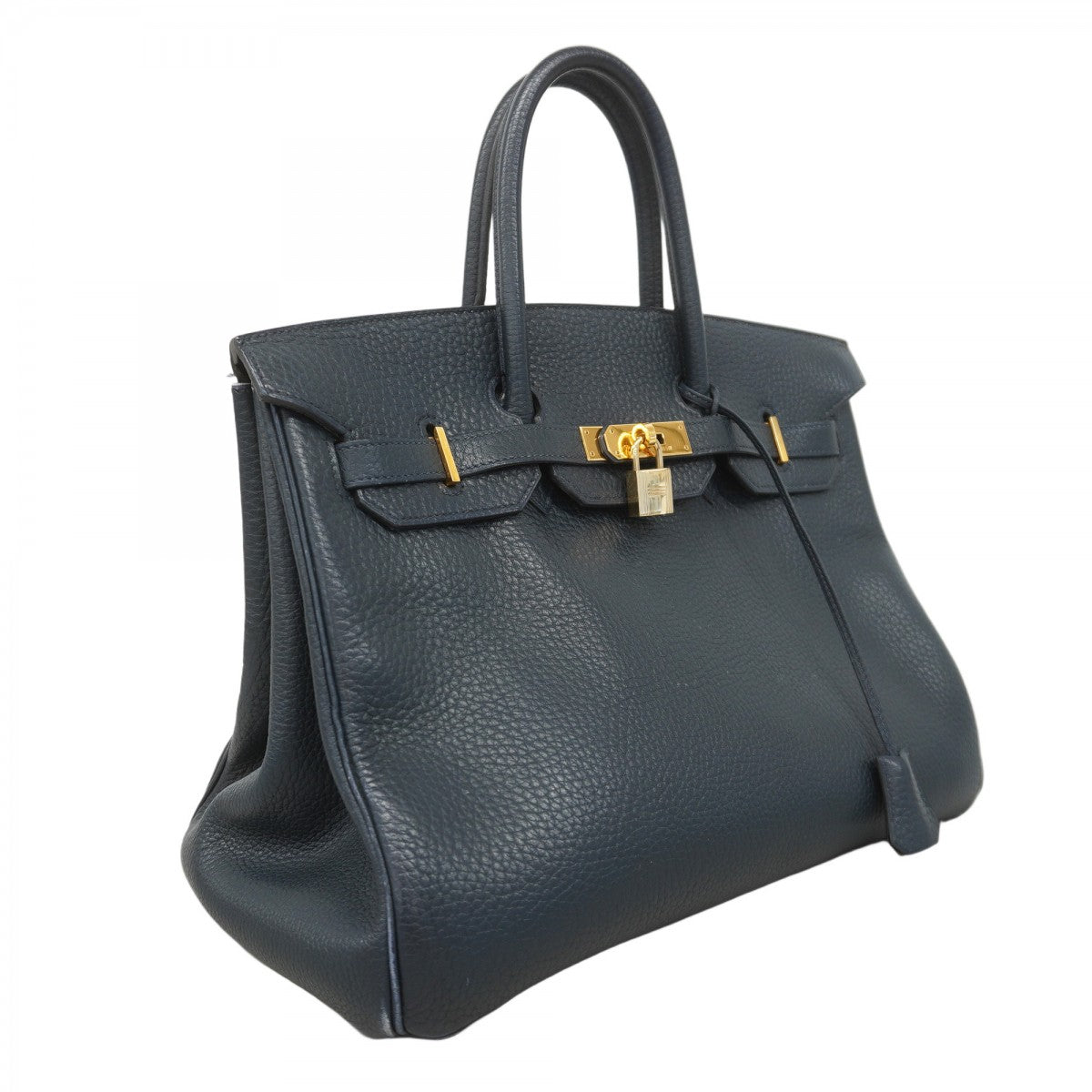 ★最終価格★SALE【5gc3841-h】エルメス ハンドバッグ バーキン35 トゴ ネイビー ゴールド金具 〇Y刻印【中古】レディース