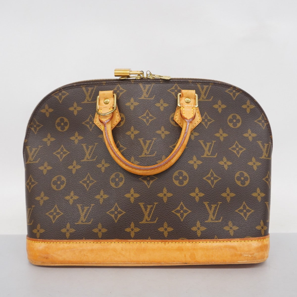 【中古】ルイ・ヴィトン モノグラムアルマハンドバック 鍵無し LOUIS VUITTON ルイヴィトン ハンドバッグ 破格本物 モノグラム