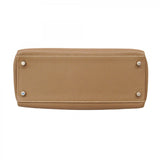 ★最終価格★SALE【5gd4364-e】エルメス ハンドバッグ ケリー28 トゴ エトゥープ シルバー金具 D刻印【中古】レディース
