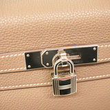 ★最終価格★SALE【5gd4364-e】エルメス ハンドバッグ ケリー28 トゴ エトゥープ シルバー金具 D刻印【中古】レディース