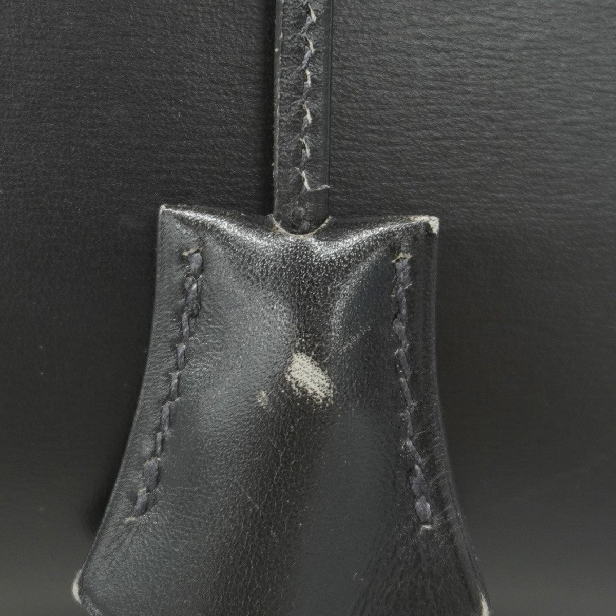 ★在庫処分★最終価格★SALE【5gd4796-h】エルメス ハンドバッグ ケリー32 ボックスカーフ ブラック ゴールド金具 ○X刻印【中古】レディース