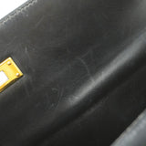 ★在庫処分★最終価格★SALE【5gd4796-h】エルメス ハンドバッグ ケリー32 ボックスカーフ ブラック ゴールド金具 ○X刻印【中古】レディース