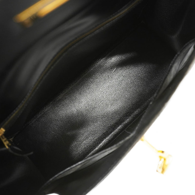 ★在庫処分★最終価格★SALE【5gd4796-h】エルメス ハンドバッグ ケリー32 ボックスカーフ ブラック ゴールド金具 ○X刻印【中古】レディース