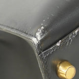 ★在庫処分★最終価格★SALE【5gd4796-h】エルメス ハンドバッグ ケリー32 ボックスカーフ ブラック ゴールド金具 ○X刻印【中古】レディース