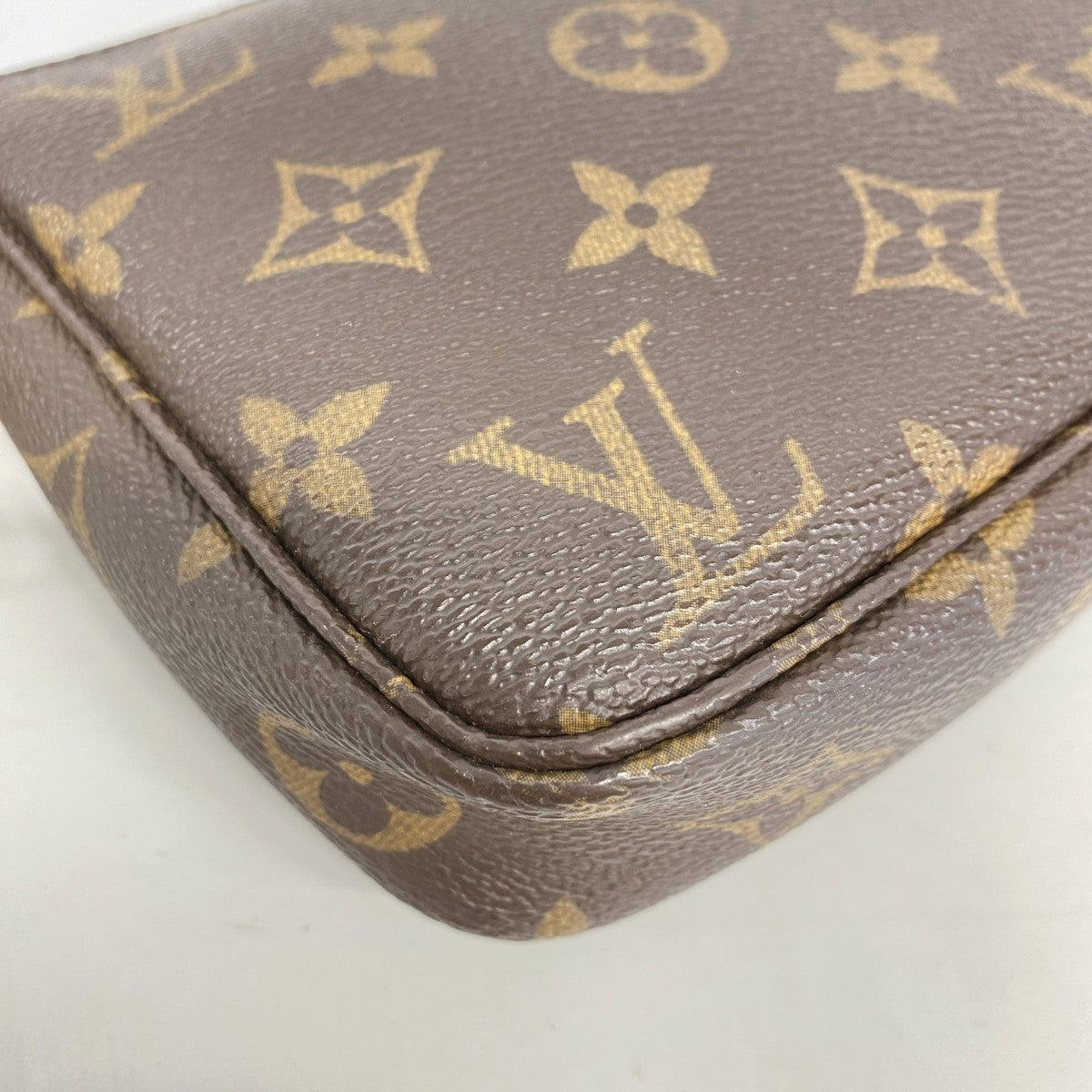 【5gd5203-h】ルイヴィトン ポーチ モノグラム ポシェットアクセソワール M51980 ブラウン【中古】レディース