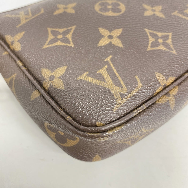 【5gd5203-h】ルイヴィトン ポーチ モノグラム ポシェットアクセソワール M51980 ブラウン【中古】レディース