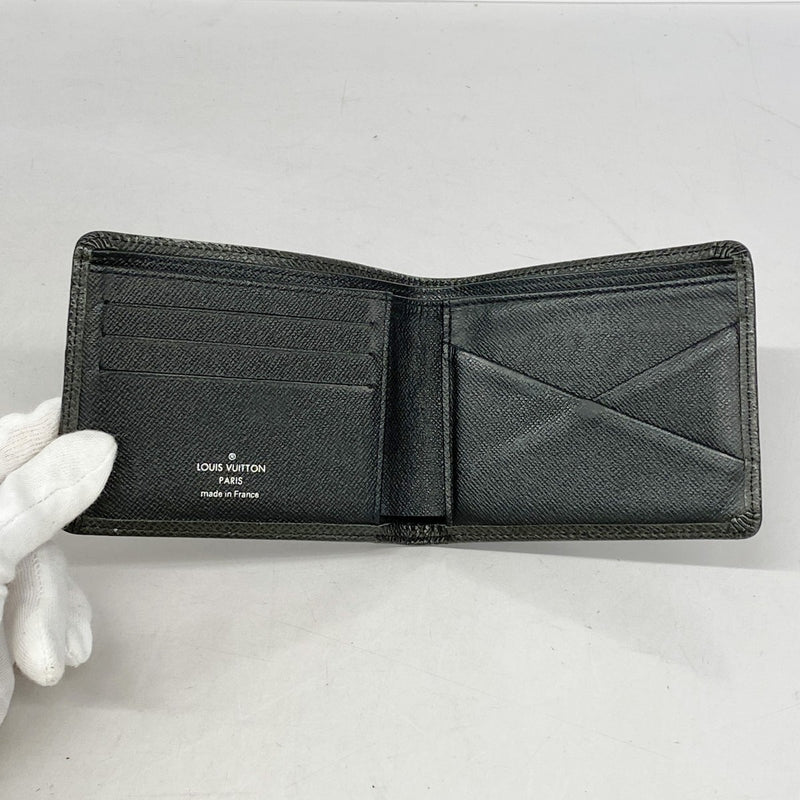 ★SALE【5gd5223-h】ルイヴィトン 札入れ タイガ ポルトフォイユミュルティプル M30531 ノワール【中古】メンズ