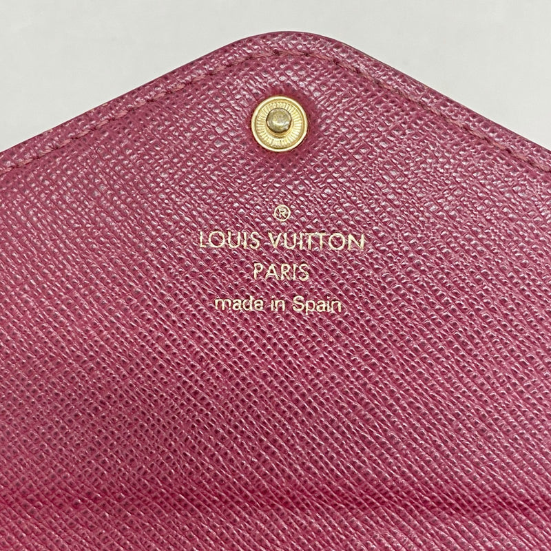 【5gd5232-h】ルイヴィトン 三つ折り長財布 モノグラム ポルトフォイユジョセフィーヌ M60708 ブラウン【中古】レディース