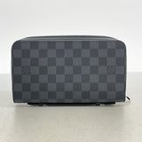 【5gd5240-h】ルイヴィトン 長財布 ダミエ・グラフィット ジッピーXL N41503 ブラック【中古】メンズ