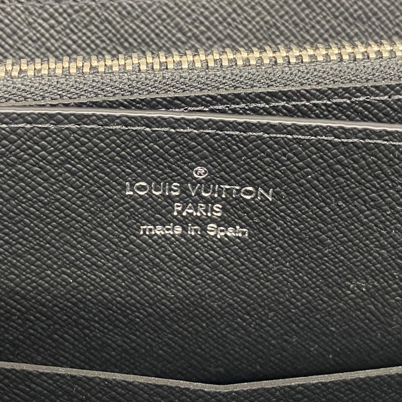 【5gd5240-h】ルイヴィトン 長財布 ダミエ・グラフィット ジッピーXL N41503 ブラック【中古】メンズ