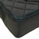 ★SALE【5gd5248-h】シャネル ショルダーバッグ マトラッセ Wフラップ Wチェーン ラムスキン ブラック ゴールド金具【中古】レディース