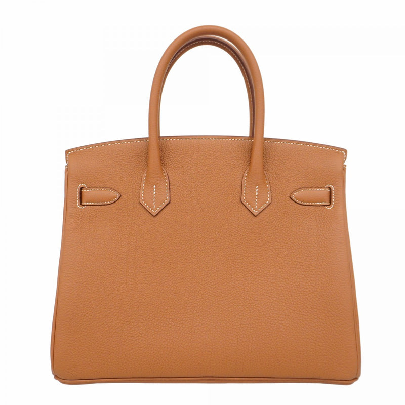 ★SALE【5gd5269-e-g】エルメス ハンドバッグ バーキン30 トゴ ゴールド シルバー金具 K刻印【中古】レディース