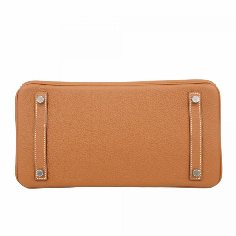 ★SALE【5gd5269-e-g】エルメス ハンドバッグ バーキン30 トゴ ゴールド シルバー金具 K刻印【中古】レディース