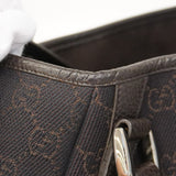 【5gd5279-h】グッチ トートバッグ アビー 293578 デニム ブラック シルバー金具【中古】レディース