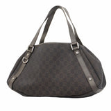 【5gd5279-h】グッチ トートバッグ アビー 293578 デニム ブラック シルバー金具【中古】レディース