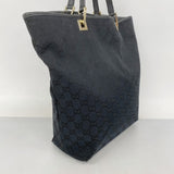 ★SALE【5gd5293-h】グッチ トートバッグ GGキャンバス 002 1098 キャンバス ブラック シャンパンゴールド金具【中古】レディース