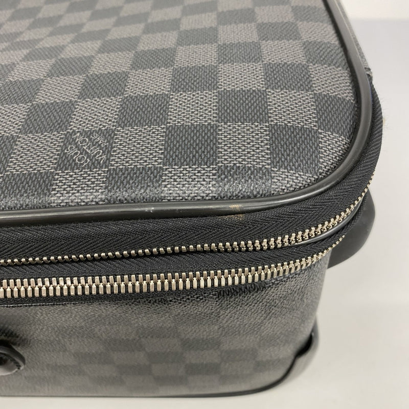 【5gd5299-h】ルイヴィトン キャリーバッグ ダミエ・グラフィット ペガス55 N23299 ブラック【中古】メンズ