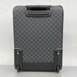 【5gd5299-h】ルイヴィトン キャリーバッグ ダミエ・グラフィット ペガス55 N23299 ブラック【中古】メンズ