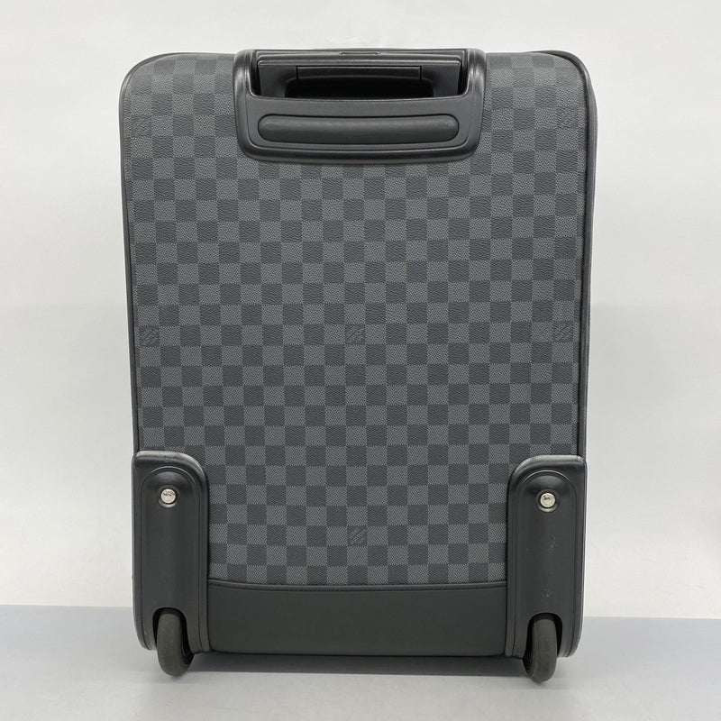 【5gd5299-h】ルイヴィトン キャリーバッグ ダミエ・グラフィット ペガス55 N23299 ブラック【中古】メンズ