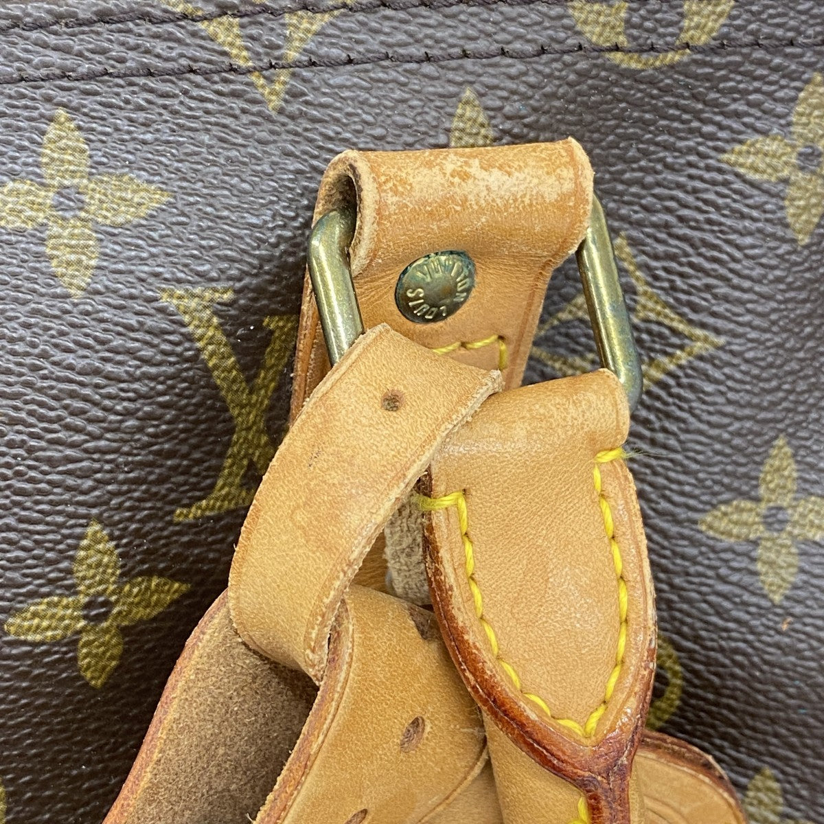 【5gd5318-h】ルイヴィトン ボストンバッグ モノグラム キーポルバンドリエール55 M41414 ブラウン【中古】メンズ レディース ユニセックス