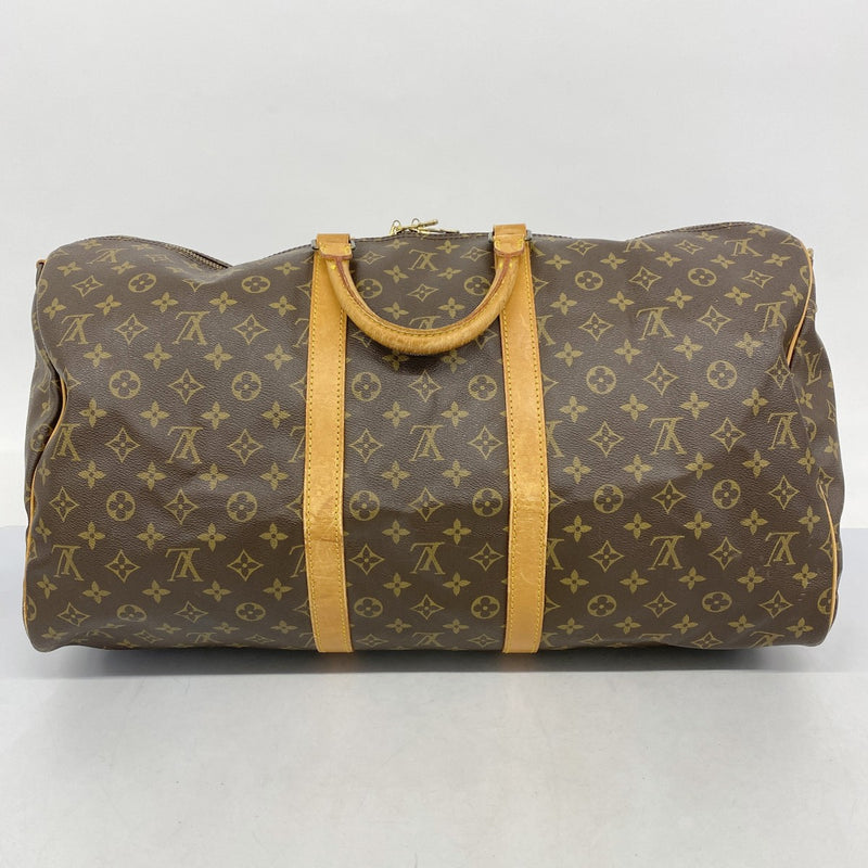 【5gd5318-h】ルイヴィトン ボストンバッグ モノグラム キーポルバンドリエール55 M41414 ブラウン【中古】メンズ レディース ユニセックス