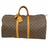 ★SALE【5gd5319-h】ルイヴィトン ボストンバッグ モノグラム キーポル55 M41424 ブラウン【中古】メンズ レディース ユニセックス