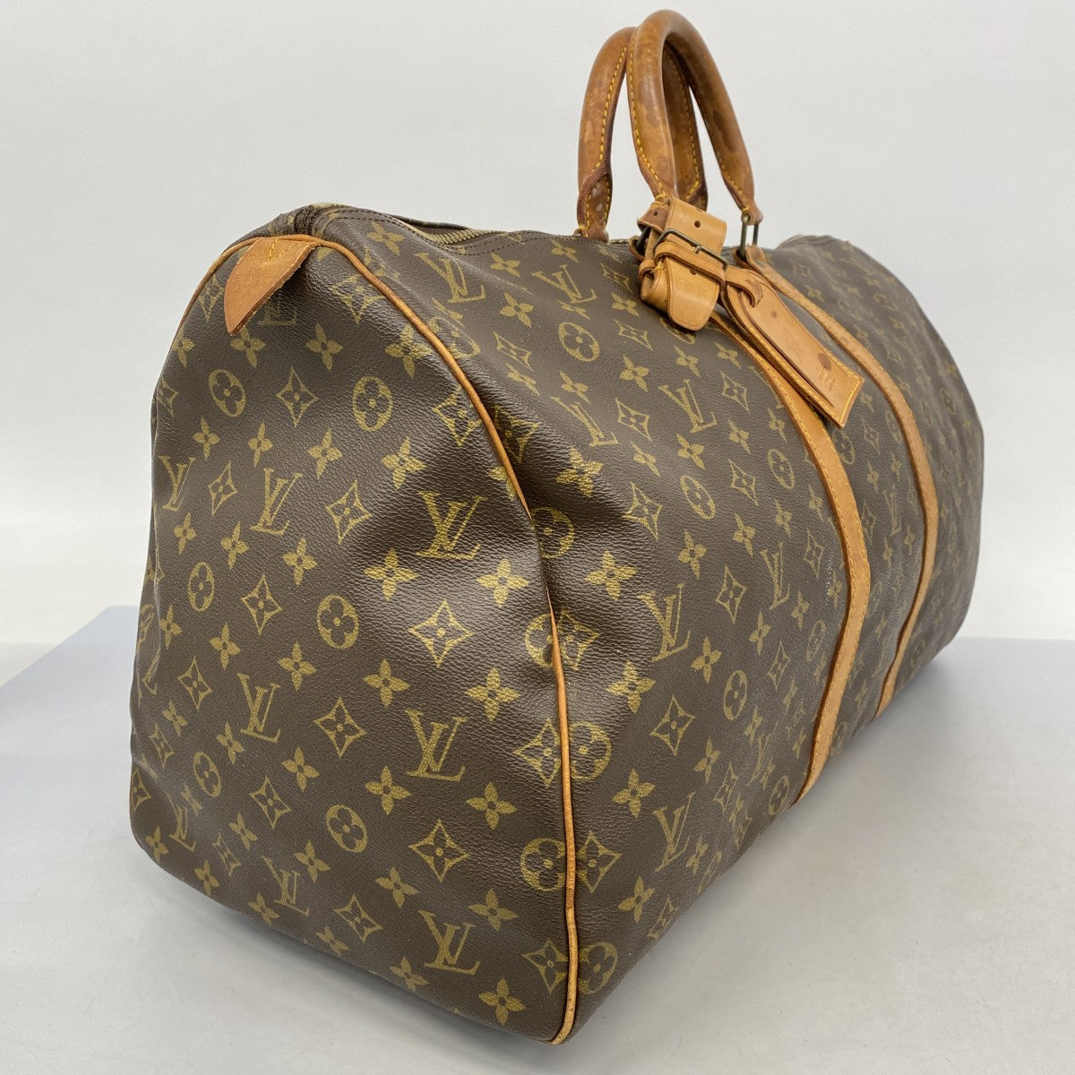 ★SALE【5gd5319-h】ルイヴィトン ボストンバッグ モノグラム キーポル55 M41424 ブラウン【中古】メンズ レディース ユニセックス