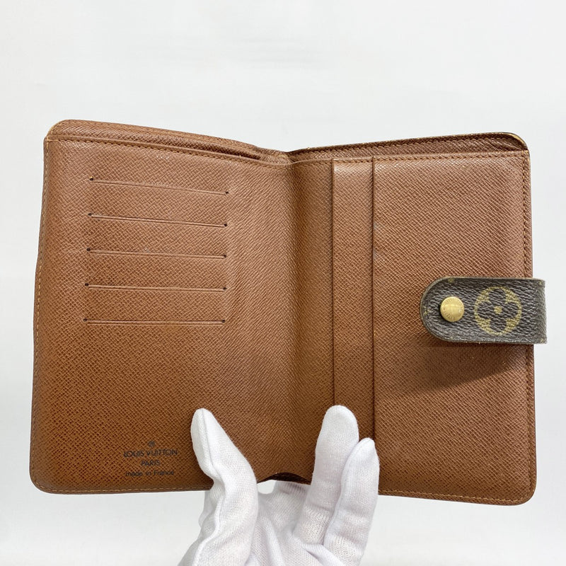 【5gd5347-h】ルイヴィトン 財布 モノグラム ポルトパピエジップ M61207 ブラウン【中古】メンズ レディース ユニセックス