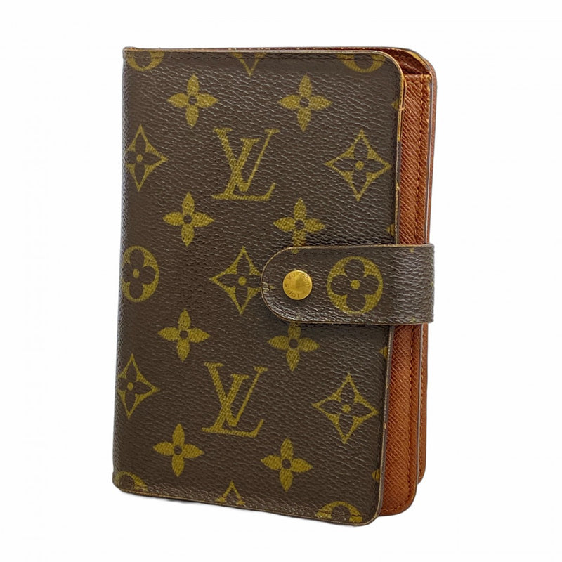 【5gd5347-h】ルイヴィトン 財布 モノグラム ポルトパピエジップ M61207 ブラウン【中古】メンズ レディース ユニセックス