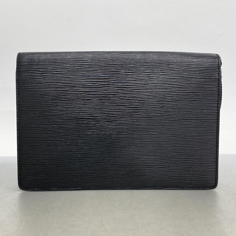 【5gd5352-h】ルイヴィトン クラッチバッグ エピ ポシェットセリエドラゴンヌ M52612  ノワール【中古】メンズ