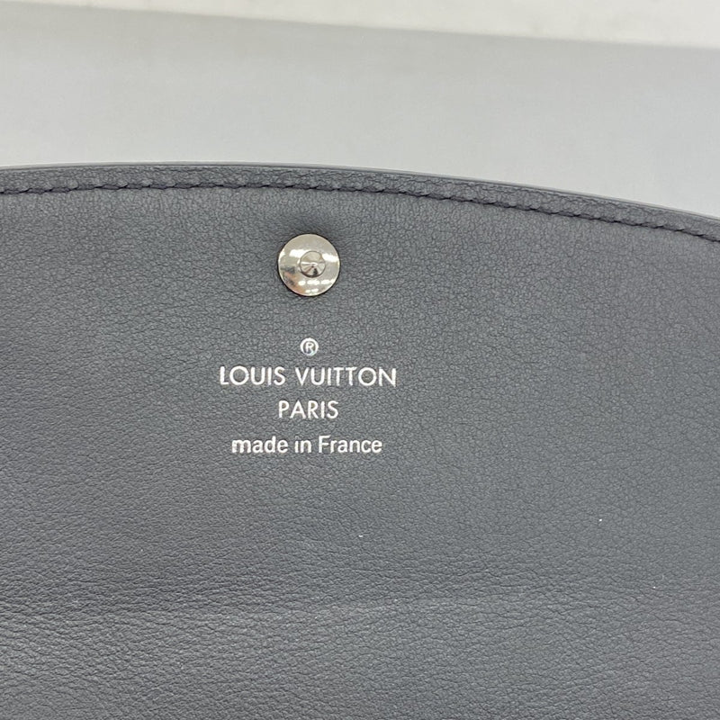 【5gd5375-h】ルイヴィトン 長財布 マヒナ ポルトフォイユイリス M60143 ノワール【中古】レディース
