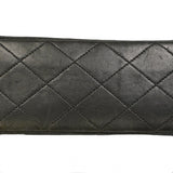 【5gd5387-h】シャネル ショルダーバッグ マトラッセ Wフラップ Wチェーン ラムスキン ブラック ゴールド金具【中古】レディース