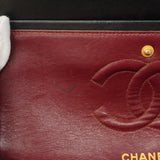 【5gd5387-h】シャネル ショルダーバッグ マトラッセ Wフラップ Wチェーン ラムスキン ブラック ゴールド金具【中古】レディース