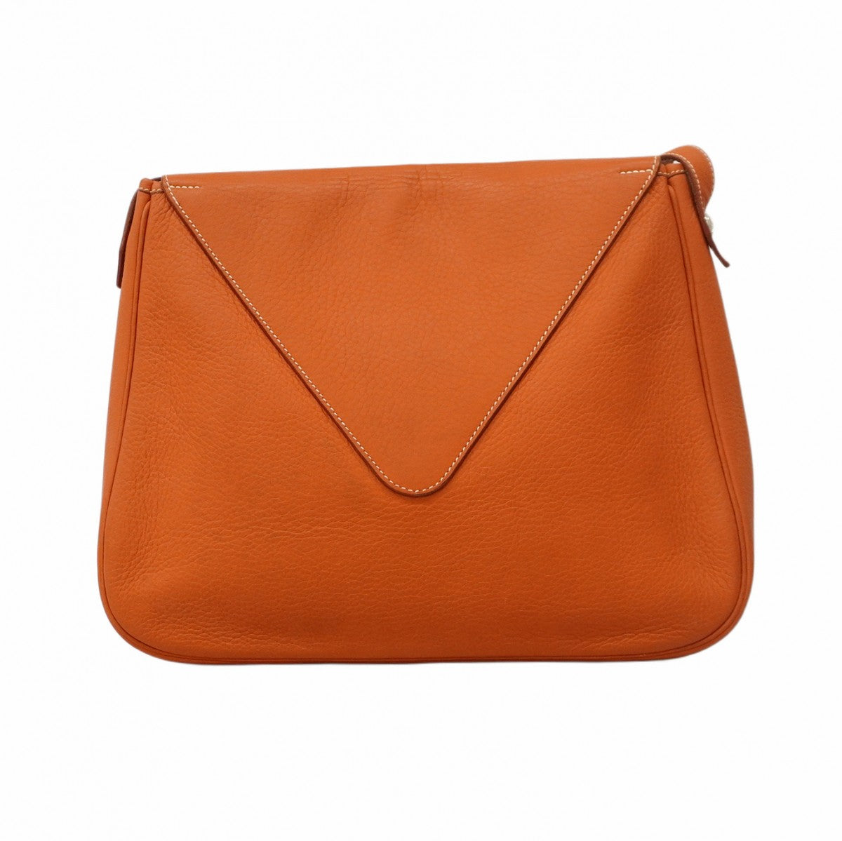 【5gd5388-h】エルメス ショルダーバッグ クリスティーヌ トリヨンクレマンス ブリック シルバー金具 ○Z刻印【中古】レディース