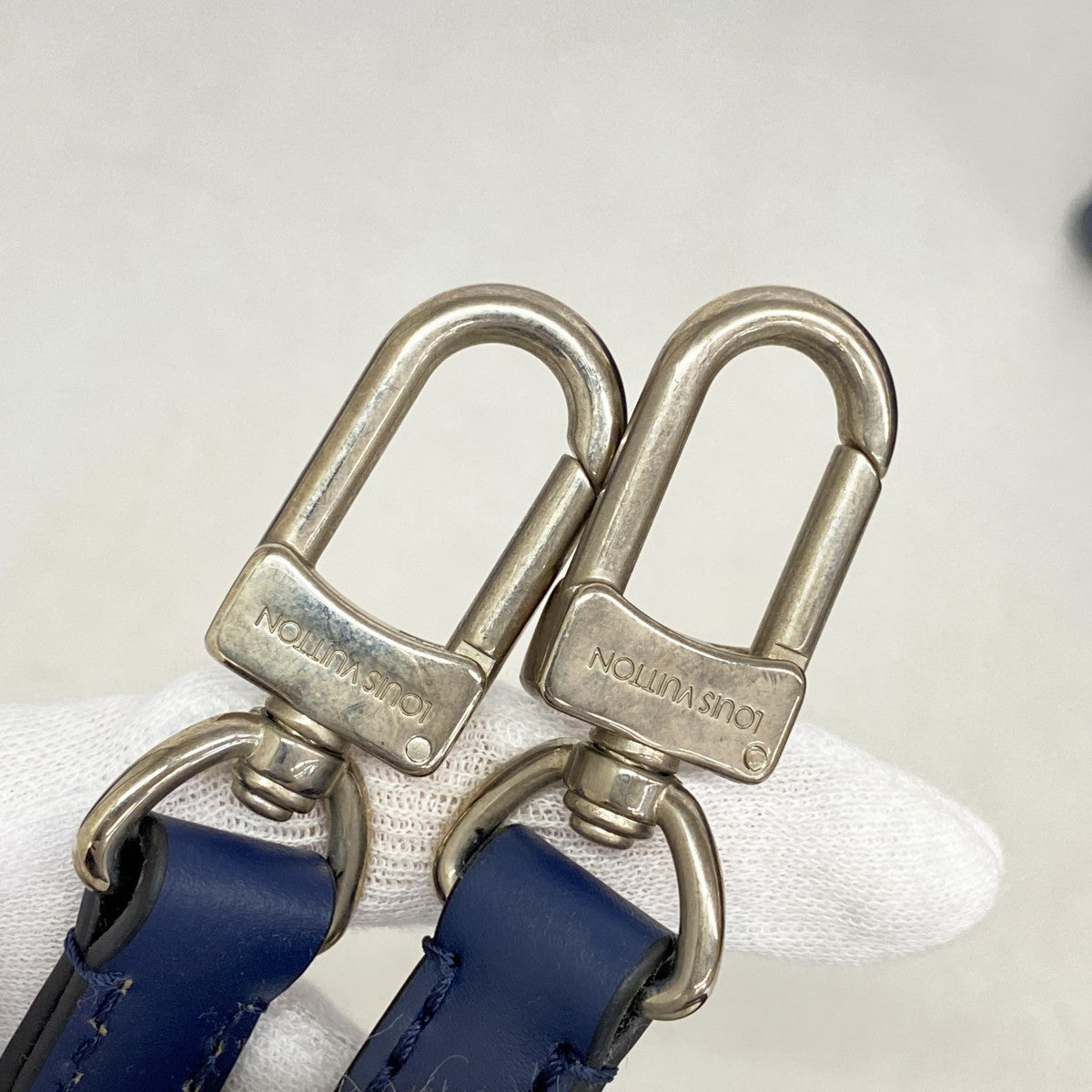 【5gd5393-h】ルイヴィトン ハンドバッグ エピ クレベールMM M51323 ネイビー【中古】レディース