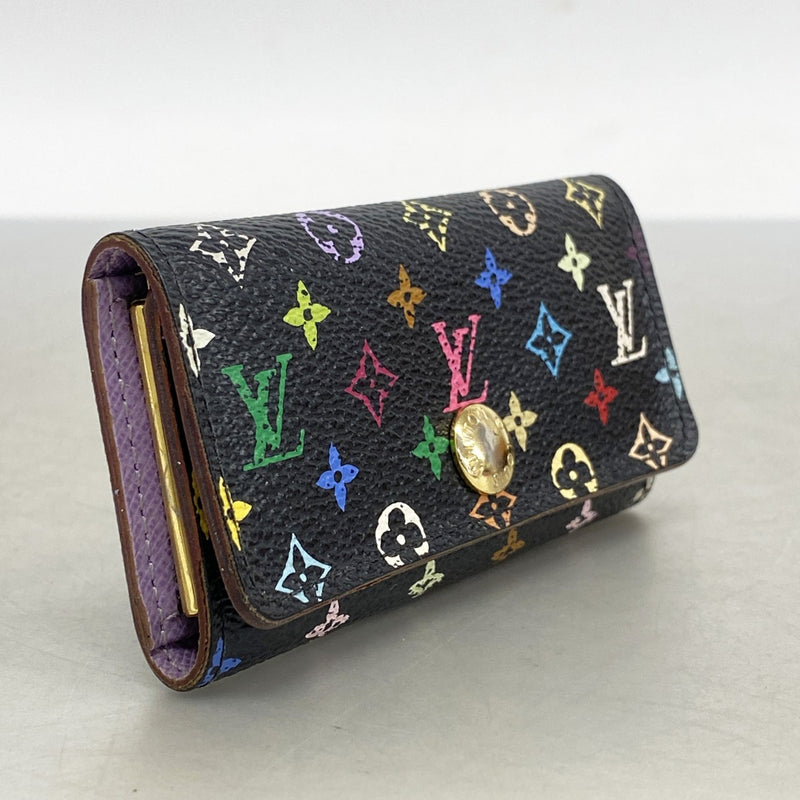 【5gd5398-h】ルイヴィトン キーケース モノグラム・マルチカラー ミュルティクレ4 M60284 ヴィオレ【中古】レディース